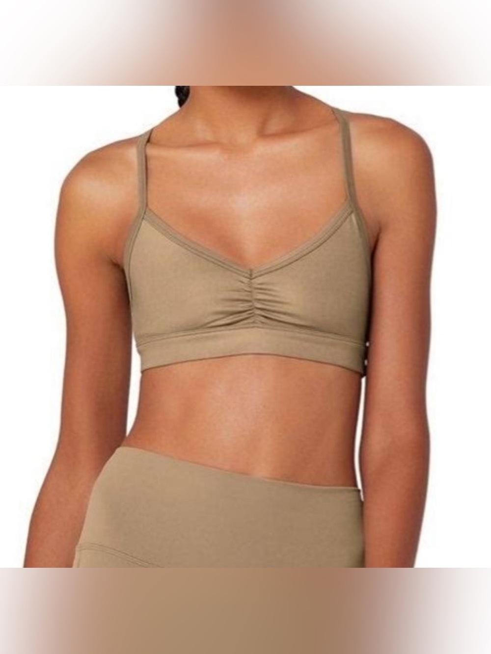 Alo Yoga Strappy Back Sports Bra Size Medium